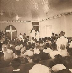 Inaugurao do Templo Profeta Elias em 24/12/1960.